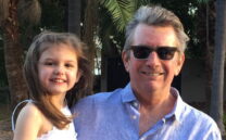 Russell Bacon and his daughter Matilda.